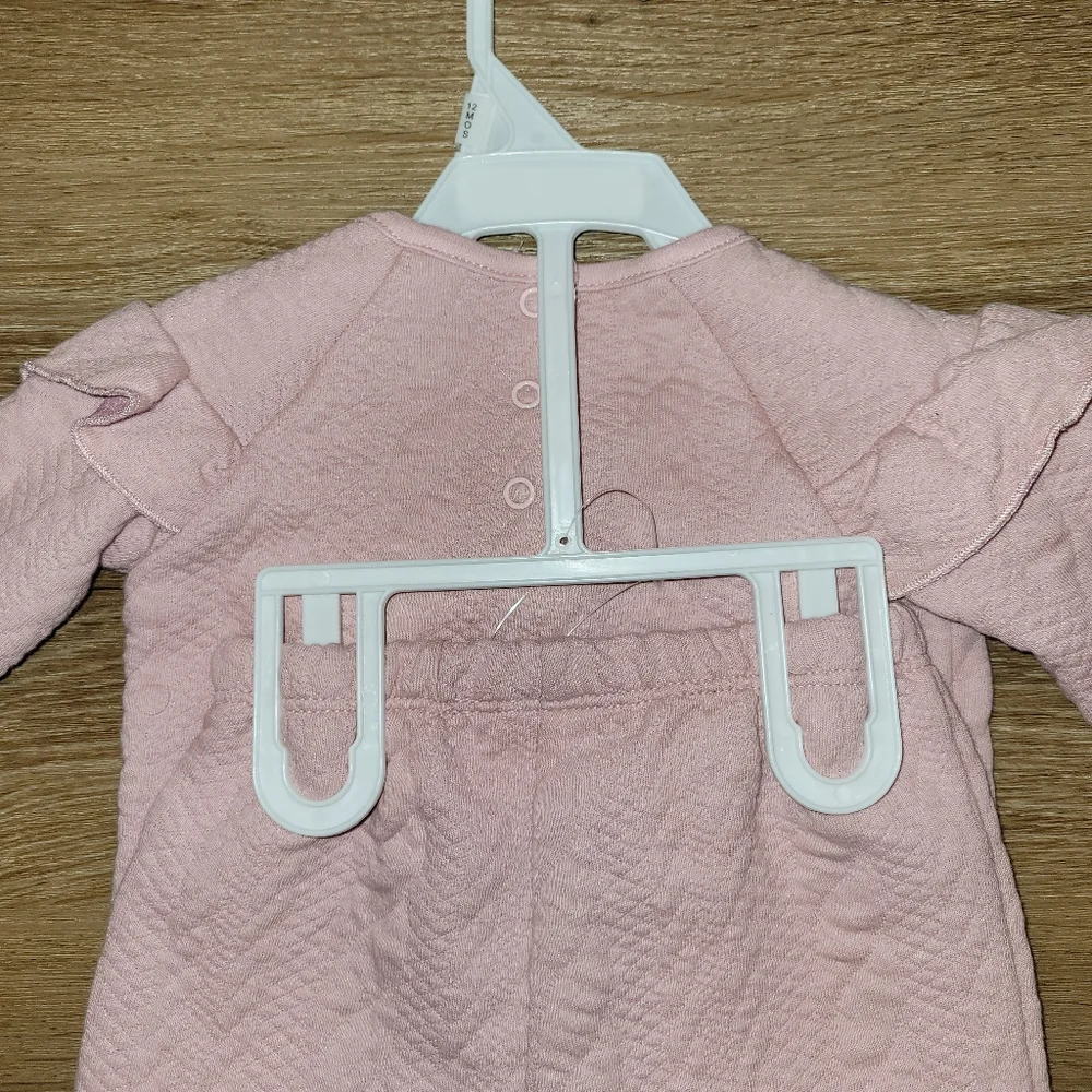Baby Starters Girls 2 Piece Outfit Size 12 Months Pink New